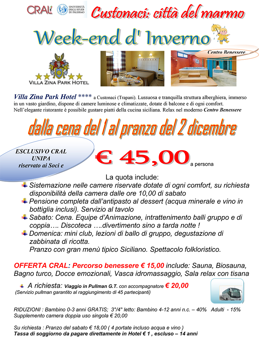 Villa Zina 1 2 dicembre 1