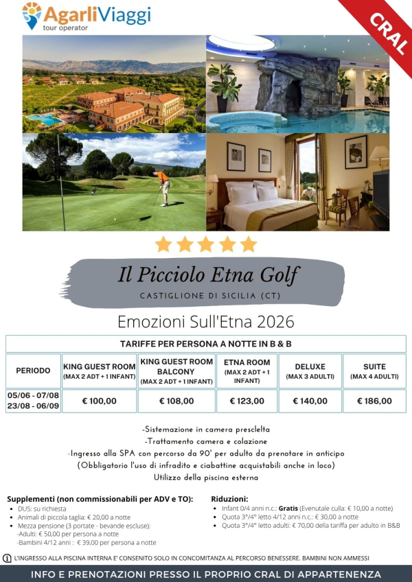 Il Picciolo Etna Golf***** - Castiglione di Sicilia (CT)