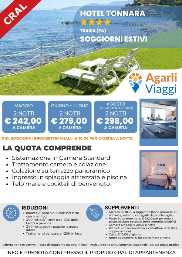 Hotel Tonnara**** - Trabia (PA)