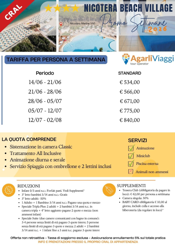 Nicotera Beach Village**** - Nicotera Marina (VV)