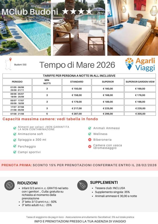 MClub Budoni**** - Budoni (SS)