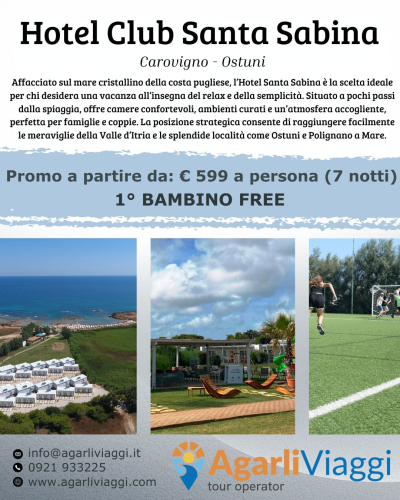 Hotel Club Santa Sabina - Carovigno, Ostuni