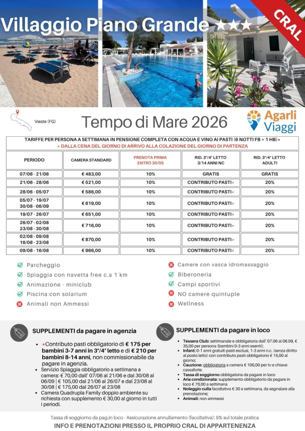 Villaggio Piano Grande*** - Vieste (FG)