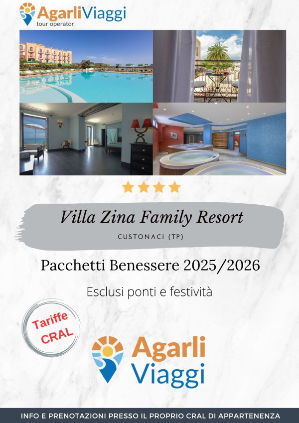 Villa Zina Family Resort**** - Custonaci (TP)