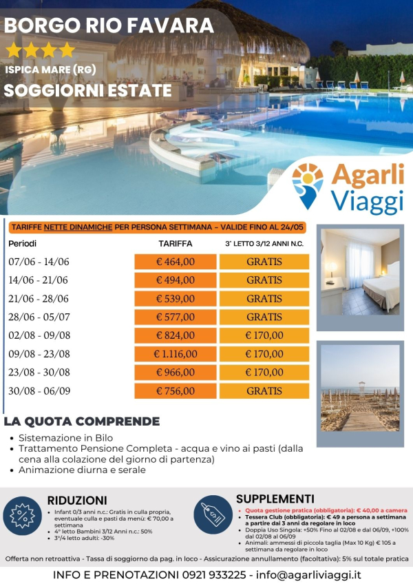 Borgo Rio Favara**** - Ispica Mare (RG)