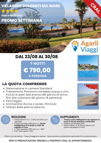 Villaggio Dolomiti sul Mare**** - Punta Saf&ograve; (VV)