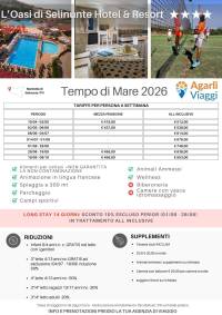 L'Oasi di Selinunte Hotel & Resort**** - Marinella di Selinunte (TP)