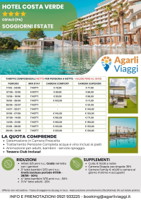 Hotel Costa Verde**** - Cefalù (PA)