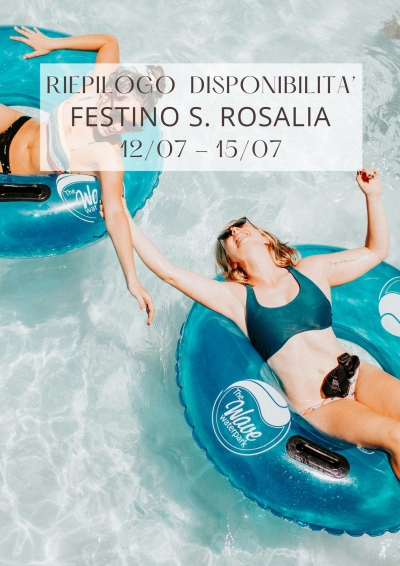 Riepilogo Disponibilit&agrave; Festino Santa Rosalia