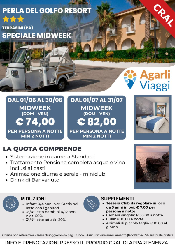 Perla Del Golfo Resort*** - Terrasini (PA)