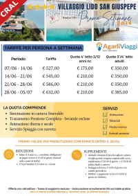 Villaggio Lido San Giuseppe**** - Briatico (VV)