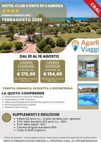 Hotel Club Conte di Cabrera**** - Marina di Modica (RG)      Ferragosto 2026