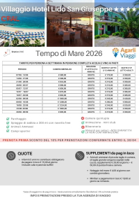 Villaggio Hotel Lido San Giuseppe**** - Briatico (VV)