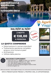 Agriturismo La Maddalena - Soggiorni Brevi Luglio 2024