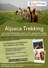 Alpaca Trekking - Escursione Etna (CT)
