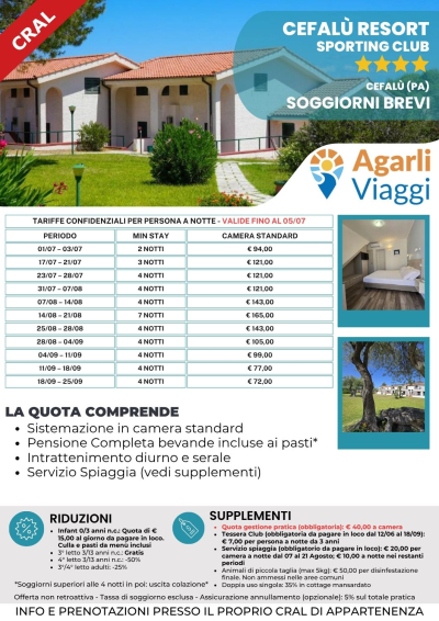 Cefal&ugrave; Resort Sporting Club**** - Cefal&ugrave; (PA)