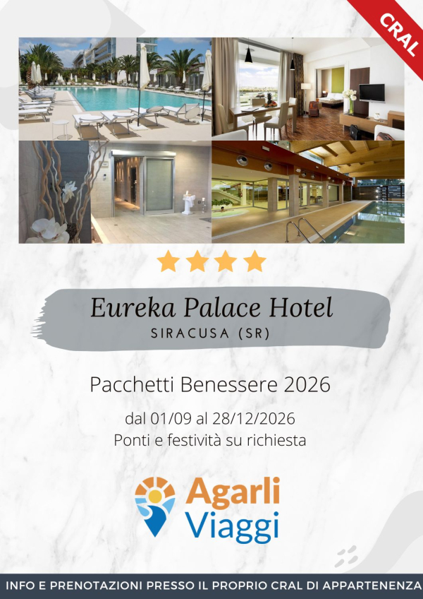 Eureka Palace Hotel**** - Siracusa (SR)    Pacchetti Benessere 2026