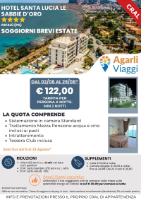 Hotel Santa Lucia Le Sabbie D'Oro**** - Cefalù (PA)