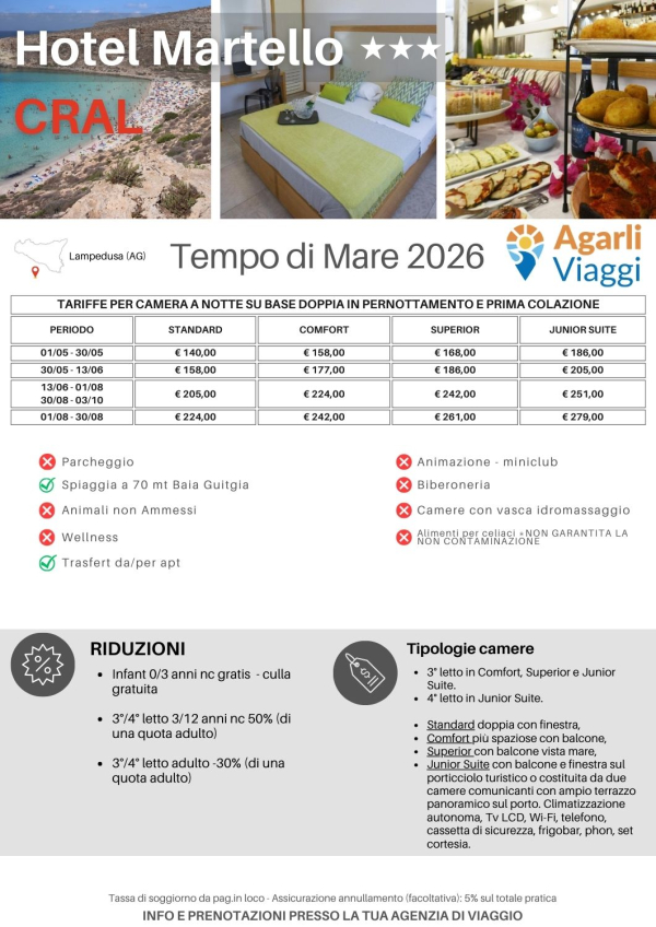 Hotel Martello*** - Lampedusa (AG)